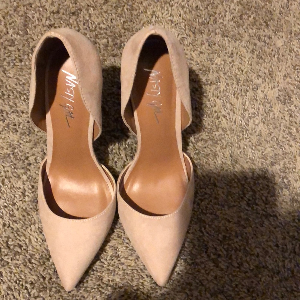 Nasty gal pumps 7 1/2 nude